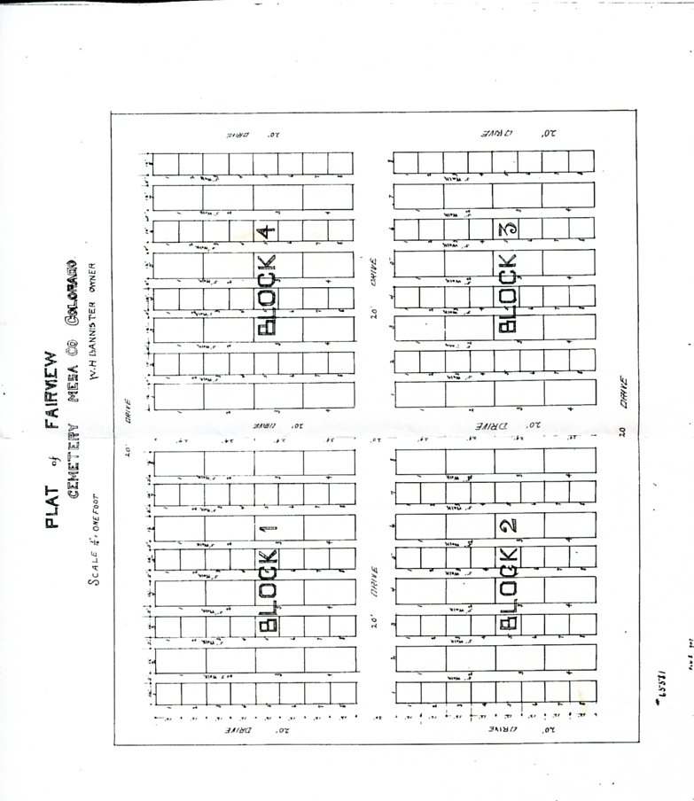 Fairview Cemetery Plat